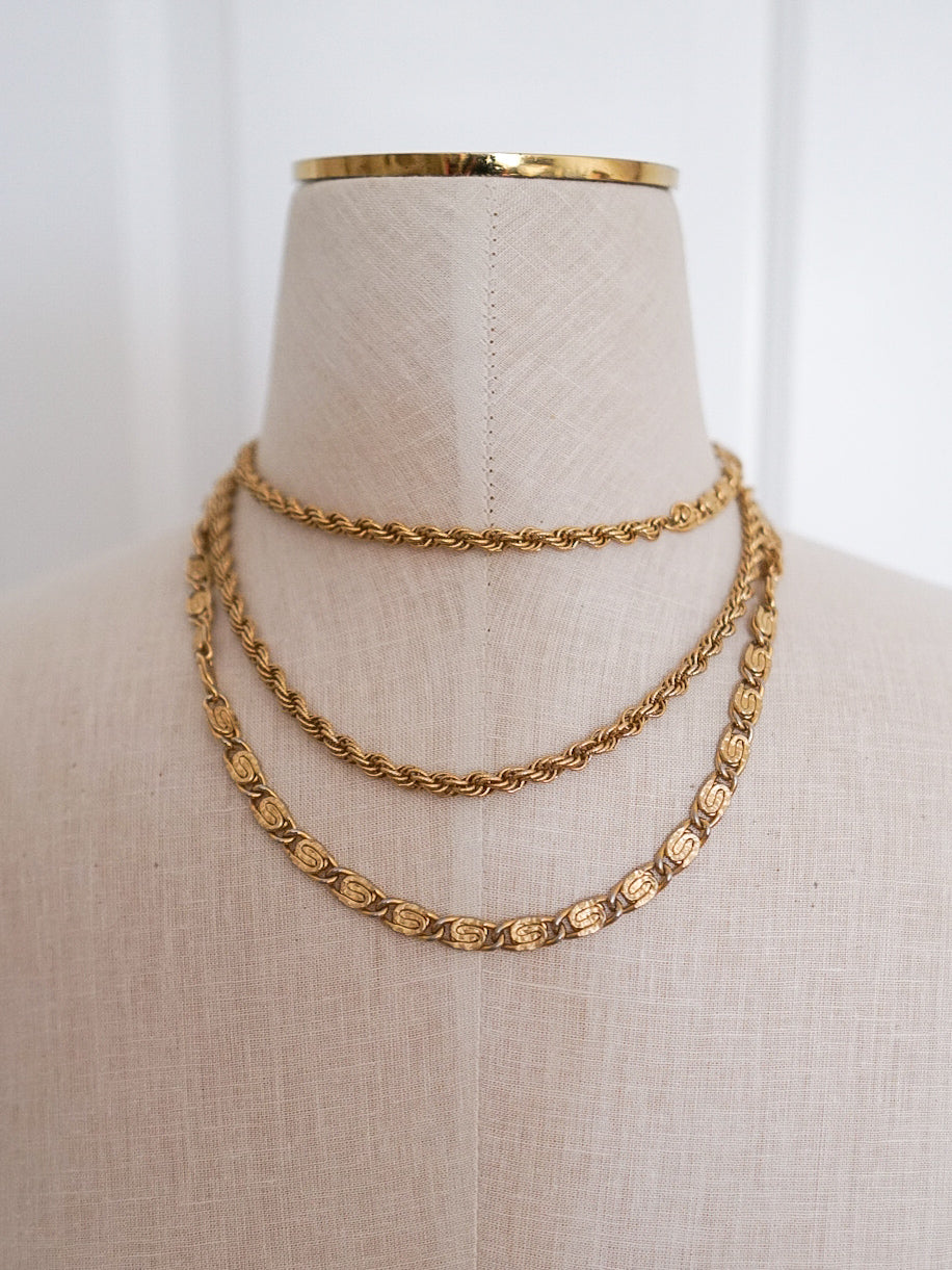 vintage gold chain